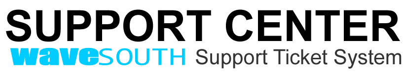 Wavesouth :: Support Ticket System